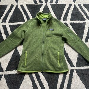 Patagonia Olive Fleece Jacket